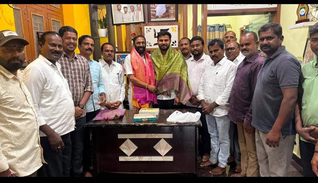 NSUI తెలంగాణ రాష్ట్ర ప్రధాన కార్యదర్శిగా కోట దుర్గరాజ్..సన్మానించిన జువ్వాడి నరసింగా రావు!